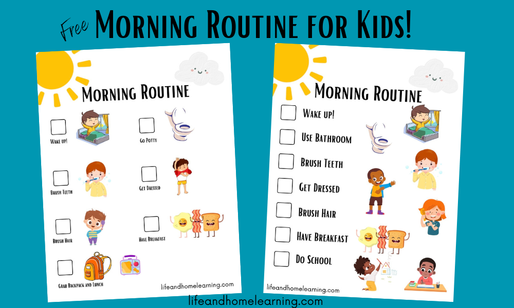 Morning Routine Checklists for Kids